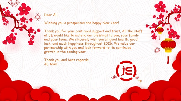 Varme ønsker til det nytår - fra JE