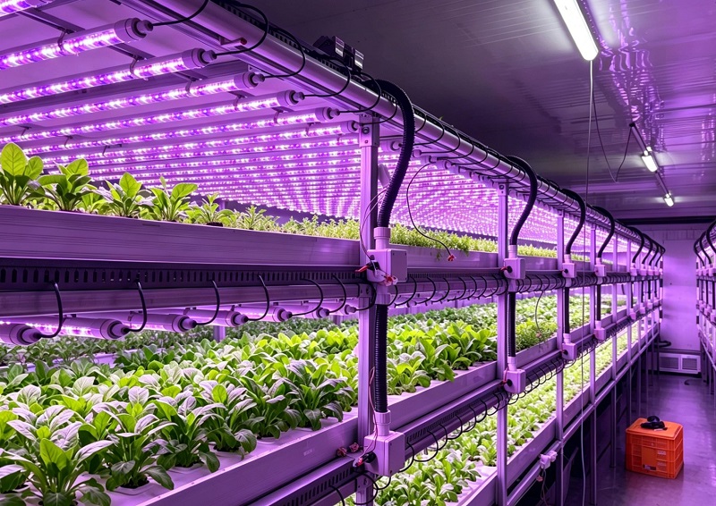 Anvendelse af JE IP65 LED T8-hus i fabrikker