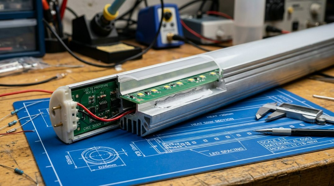 2026 Ultimativ guide til LED T8-rørhus med 10 mm PCB: Termiske data, 3D CAD & UL-overensstemmelse