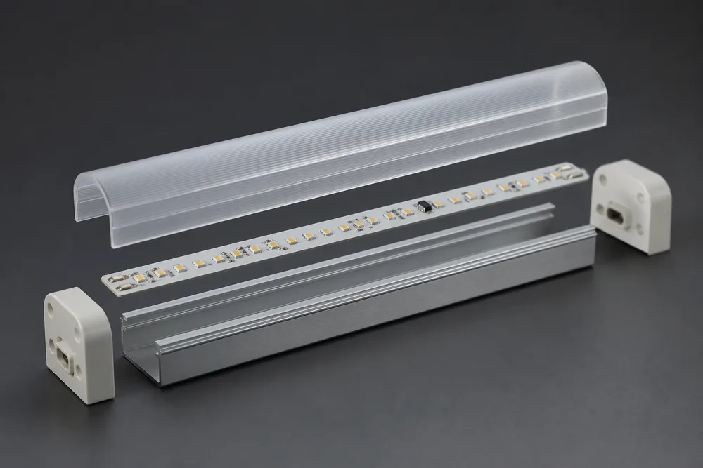 LED T10-rørhus med pc-dæksel og 6063 aluminiumsbase til OEM-lyssamling i 2026
